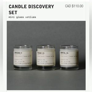 Le Labo candle discovery set